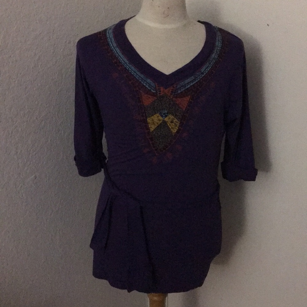 Miley Cyrus, Purple Boho Dress, Size Small